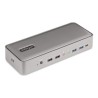 StarTech.com Dual-Laptop USB-C KVM Docking Station, Dual Monitor 4K 60Hz DisplayPort Dock, 5-Port USB Hub, GbE, 90W/45W Power