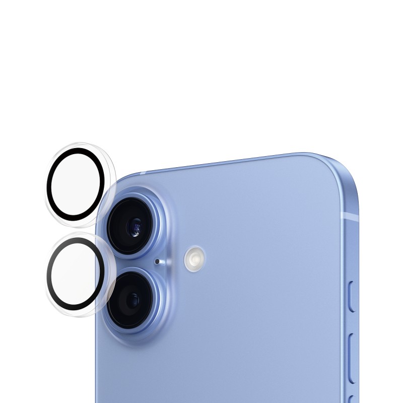 PanzerGlass Hoops - Chránic na objektiv pro mobilní telefon - pruhledná - pro Apple iPhone 16, 16 Plus