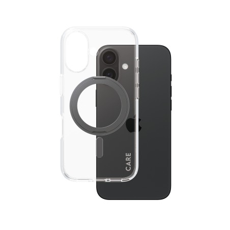CARE by PanzerGlass - Zadní kryt pro mobilní telefon - s hliníkovým stojánkem - kompatibilita s MagSafe - termoplastický