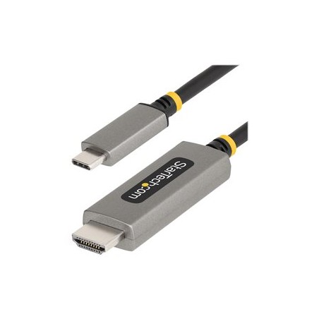 StarTech.com 3ft (1m) USB-C to HDMI Adapter Cable, 8K 60Hz, 4K 144Hz, HDR10, USB Type-C to HDMI 2.1 Video Converter Cable