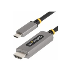 StarTech.com 10ft (3m) USB-C to HDMI Adapter Cable, 8K 60Hz, 4K 144Hz, HDR10, USB Type-C to HDMI 2.1 Video Converter Cable