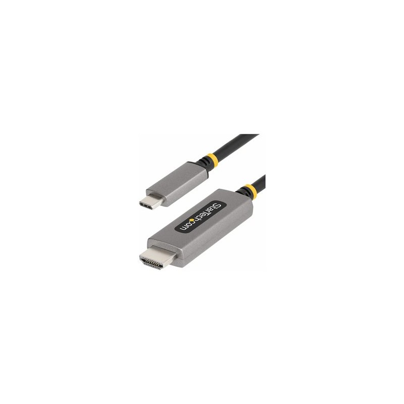 StarTech.com 10ft (3m) USB-C to HDMI Adapter Cable, 8K 60Hz, 4K 144Hz, HDR10, USB Type-C to HDMI 2.1 Video Converter Cable