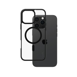 CARE by PanzerGlass Urban Combat - Zadní kryt pro mobilní telefon - černý rám - kompatibilita s MagSafe - recyklovaný plast