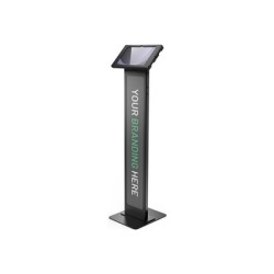 Compulocks Galaxy Tab A9+ Apex Enclosure Brandable Floor Stand Black - Stojan - pro tablet - brandable - uzamykatelný - kovový