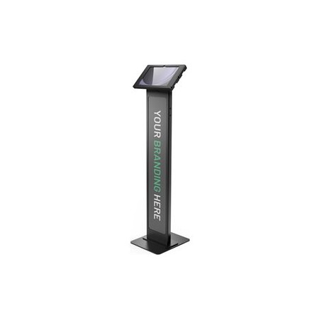 Compulocks Galaxy Tab A9+ Apex Enclosure Brandable Floor Stand Black - Stojan - pro tablet - brandable - uzamykatelný - kovový