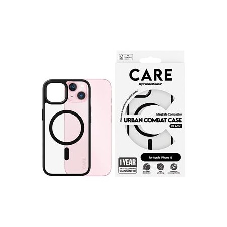 CARE by PanzerGlass Urban Combat - Zadní kryt pro mobilní telefon - kompatibilita s MagSafe - termoplastický polyuretan (TPU)