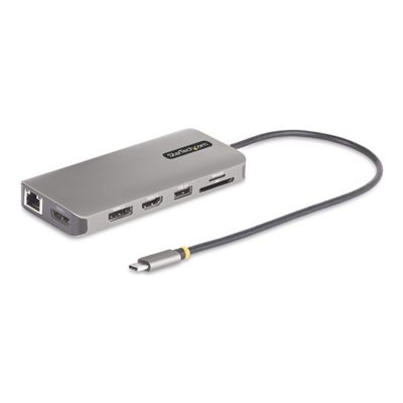 StarTech.com USB-C Triple-Monitor Multiport Adapter, HDMI/DP/Card Reader - Dokovací stanice - USB-C 3.2 Gen 1 / Thunderbolt 3 /