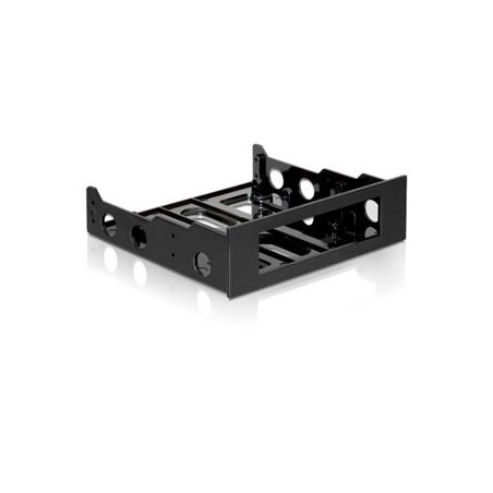 Delock Installation frame 3?? 5?? - Bay adaptér pro datový sklad - 5,25" na 3,5" - černá