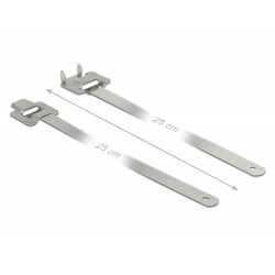 Delock - Kabelová stahovací páska - 25 cm (balení 10)