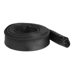 Delock - Rukáv kabelu - zapínání na zip, odolné vůči teplu, 3 m x 50 mm - 3 m - černá