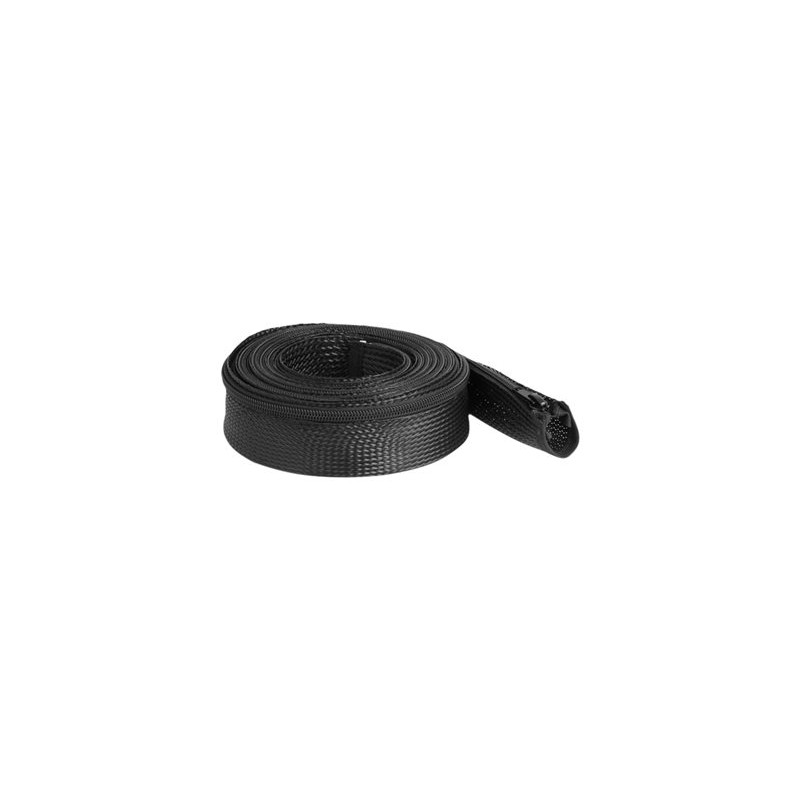 Delock - Rukáv kabelu - zapínání na zip, odolné vůči teplu, 3 m x 50 mm - 3 m - černá