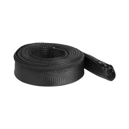 Delock - Rukáv kabelu - zapínání na zip, odolné vůči teplu, 3 m x 50 mm - 3 m - černá