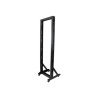 StarTech.com 42U Mobile Open Frame Network Rack with Wheels- 663lbs - 2 Post 19" Portable Rack for Computer, AV, Media, IT