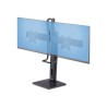 StarTech.com Crossbar Dual Monitor Desk Stand, Double 27inch Screens/VESA - Stojan - pro 2 monitory - plast, hliník, ocel