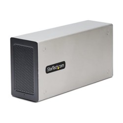 StarTech.com Thunderbolt 3 PCIe Expansion Chassis, Enclosure Box W/Dual PCI-E Slots, External PCIe Slots for