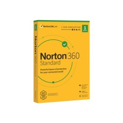 Norton 360 Standard - Pro Tech Data - licence na předplatné (1 rok) - 1 zařízení, cloudové úložiště 10 GB - stažení - ESD
