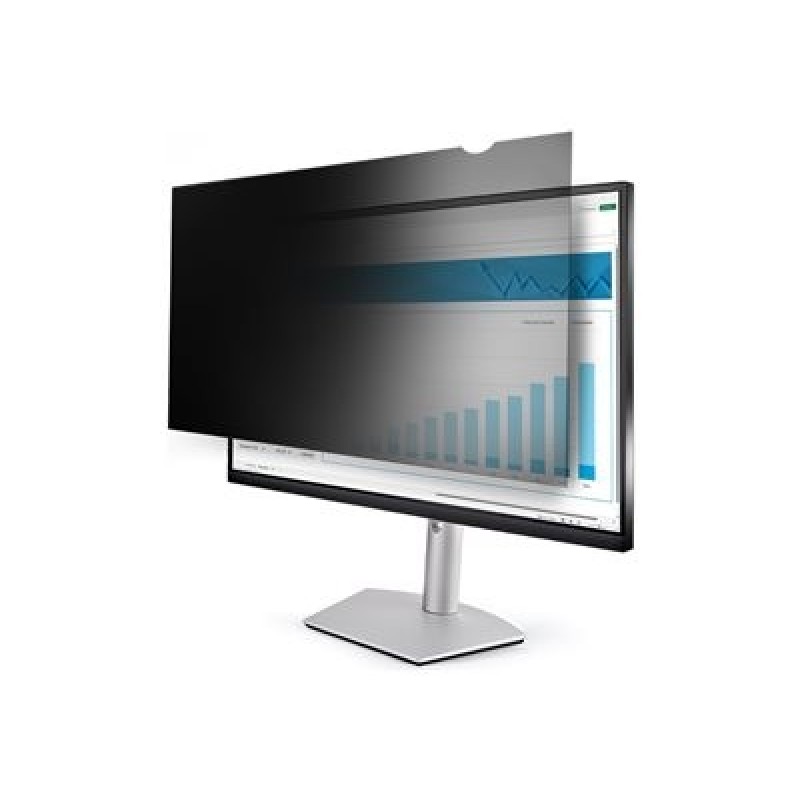 StarTech.com 22-inch 16:9 Computer Monitor Privacy Filter, Anti-Glare Privacy Screen with 51% Blue Light Reduction, Black-out