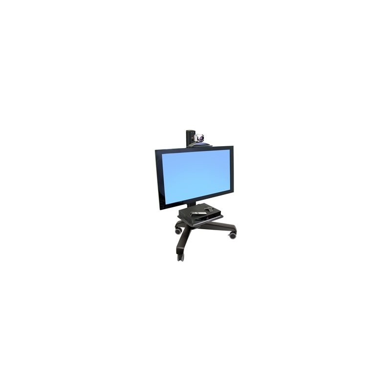 Ergotron Neo-Flex Mobile MediaCenter UHD - Vozík - Technologie konstantní síly - pro plochý panel - černá - velikost obrazovky: