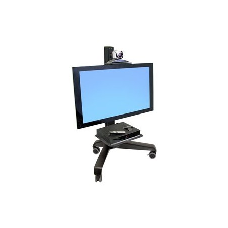 Ergotron Neo-Flex Mobile MediaCenter UHD - Vozík - Technologie konstantní síly - pro plochý panel - černá - velikost obrazovky: