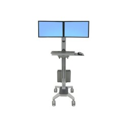 Ergotron Neo-Flex WideView WorkSpace - Vozík - Technologie konstantní síly - pro 2 LCD displeje / PC vybavení - duální