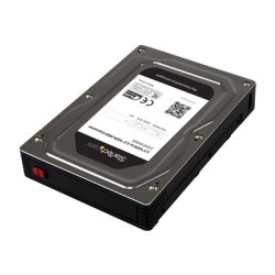 StarTech.com 2.5" to 3.5" SATA HDD/SSD Adapter Enclosure - External Hard Drive Converter with HDD/SSD Height up to 12.5mm