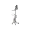 Ergotron StyleView Pole Cart - Vozík - pro LCD displej/tablet - jasně bílá - velikost obrazovky: až 24"