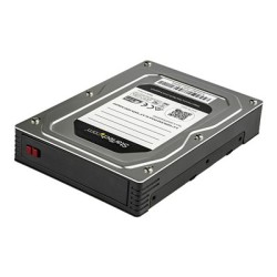 StarTech.com 2.5 to 3.5 Hard Drive Adapter - For SATA and SAS SSDs/HDDs - SSD Enclosure - HDD Enclosure - Internal Hard Drive