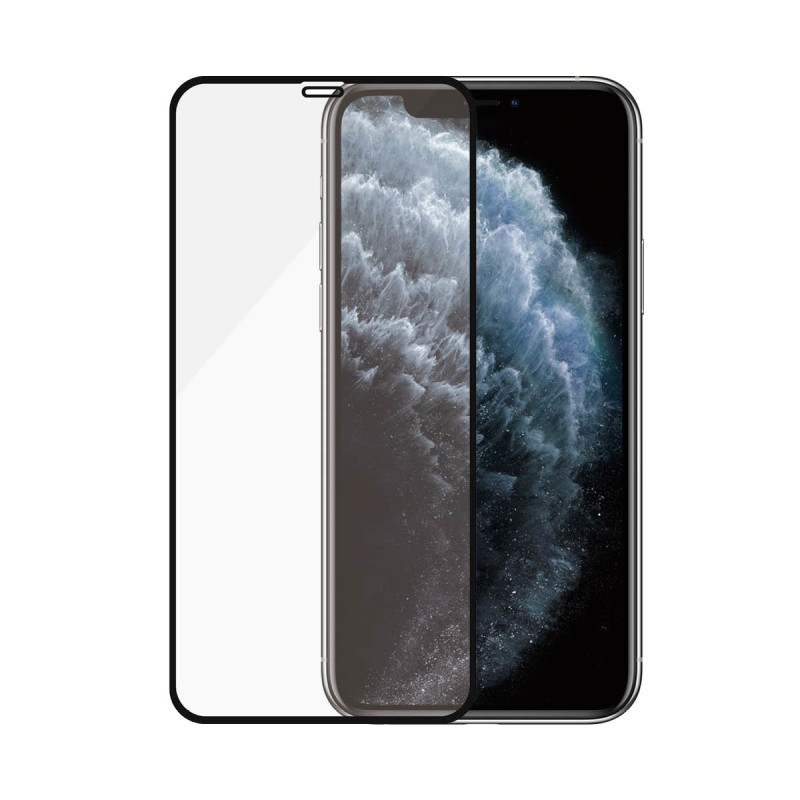 PanzerGlass Case Friendly - Ochrana obrazovky pro mobilní telefon - sklo - barva rámu cerná - pro Apple iPhone 11 Pro, X, XS