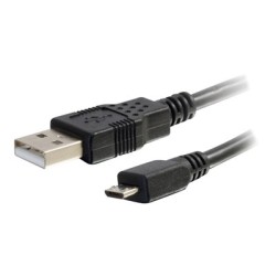 C2G 6.6ft USB to Micro B Cable - USB A to Micro USB Cable - USB 2.0 - M/M - Kabel USB - USB (M) do Micro USB typ B (M) - 2 m