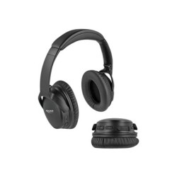 Delock - Sluchátka s mikrofonem - plná velikost - Bluetooth - bezdrátový, kabelové - 3.5 mm jack - černá