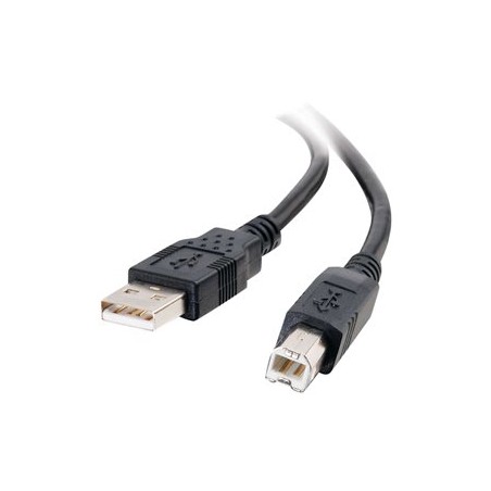 C2G 6.6ft USB A to USB B Cable - USB A to B Cable - USB 2.0 - Black - M/M - Kabel USB - USB (M) do USB typ B (M) - USB 2.0 - 2