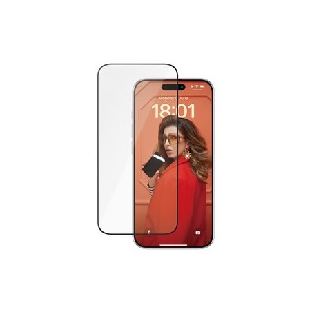 PanzerGlass Ceramic Protection - Ochrana obrazovky pro mobilní telefon - ultraširoký strih s EasyAligner - sklo - barva rámu