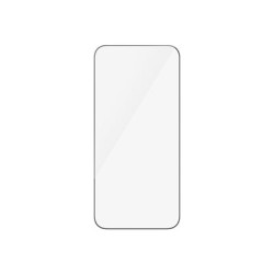 PanzerGlass - Ochrana obrazovky pro mobilní telefon - ultraširoký strih s EasyAligner - sklo - barva rámu cerná - pro Apple