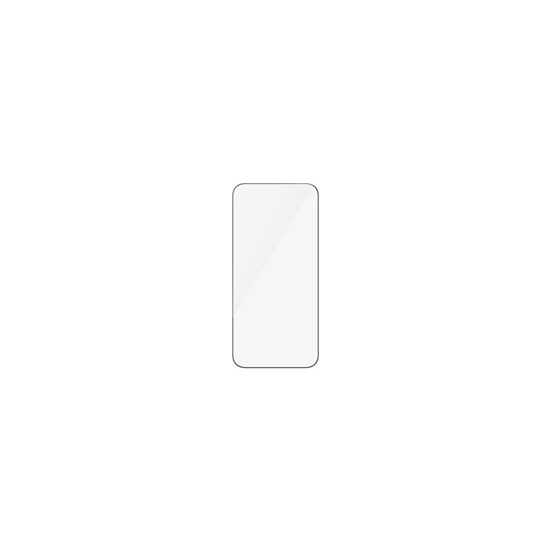 PanzerGlass - Ochrana obrazovky pro mobilní telefon - ultraširoký strih s EasyAligner - sklo - barva rámu cerná - pro Apple
