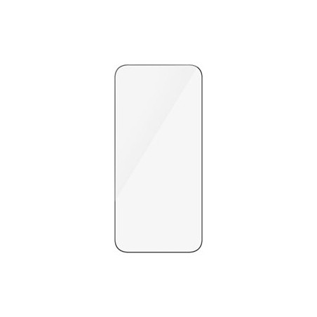 PanzerGlass - Ochrana obrazovky pro mobilní telefon - ultraširoký strih s EasyAligner - sklo - barva rámu cerná - pro Apple