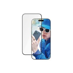 PanzerGlass Ceramic Protection - Ochrana obrazovky pro mobilní telefon - ultra široký tvar - sklo - barva rámu černá - pro