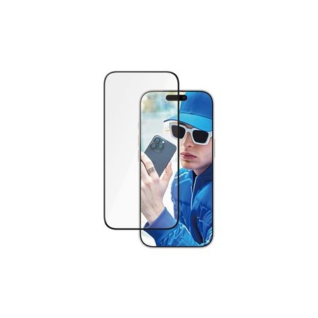 PanzerGlass Ceramic Protection - Ochrana obrazovky pro mobilní telefon - ultra široký tvar - sklo - barva rámu černá - pro