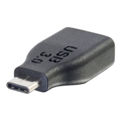 C2G USB C to USB A Adapter - USB C to USB Adapter - 5Gbps - Black - M/F - USB adaptér - USB typ A (F) do USB-C (M) - USB 3.0