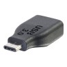 C2G USB C to USB A Adapter - USB C to USB Adapter - 5Gbps - Black - M/F - USB adaptér - USB typ A (F) do USB-C (M) - USB 3.0