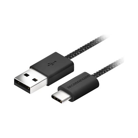 3Dconnexion - USB kabel - USB (M) do 24 pin USB-C (M) - 1.5 m - pletený kabel