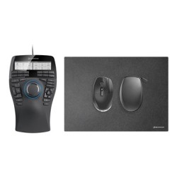 3Dconnexion SpaceMouse Enterprise Kit 2 - 3D myš - ergonomický - pravák a levák - 31 tlačítka - kabelové