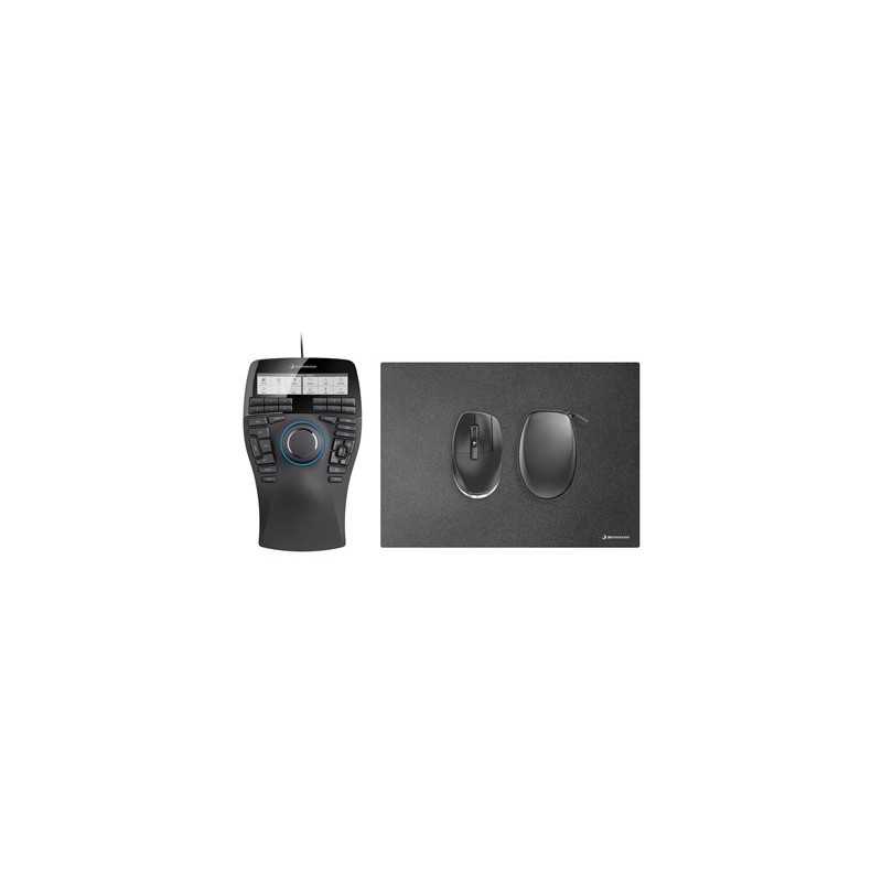 3Dconnexion SpaceMouse Enterprise Kit 2 - 3D myš - ergonomický - pravák a levák - 31 tlačítka - kabelové