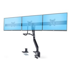 StarTech.com Crossbar Triple Monitor Desk Mount, VESA 75x75/100x100 - Montážní sada - nastavitelné rameno - pro 3 LCD displeje