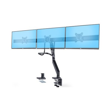 StarTech.com Crossbar Triple Monitor Desk Mount, VESA 75x75/100x100 - Montážní sada - nastavitelné rameno - pro 3 LCD displeje