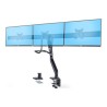 StarTech.com Crossbar Triple Monitor Desk Mount, VESA 75x75/100x100 - Montážní sada - nastavitelné rameno - pro 3 LCD displeje