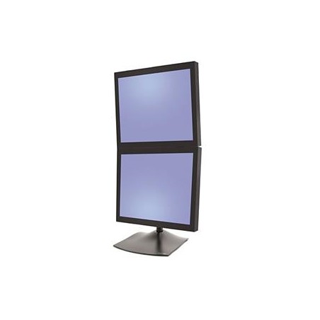 Ergotron DS100 - Montážní sada (tyč 28", základna, 2 čepy, 2 adaptéry VESA) - nízký profil - pro 2 LCD displeje - ocel, hliník