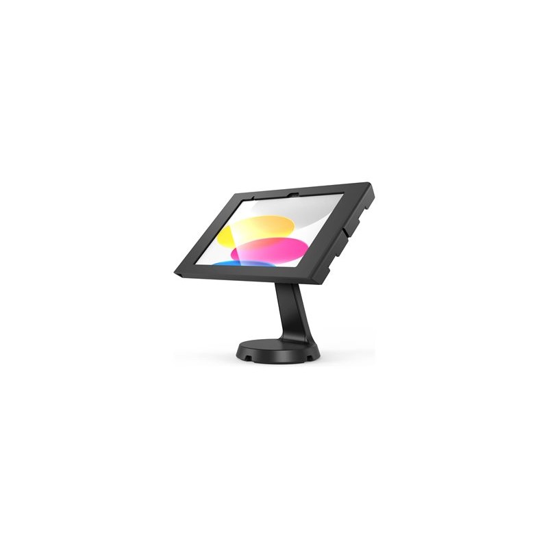 Compulocks Apex - Montážní sada (stojan na stožár, kryt) - pro tablet - uzamykatelný - kovový rám - cerná - cítac, montáž na