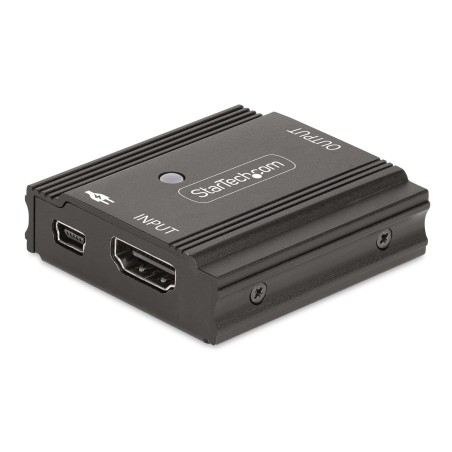 StarTech.com 33ft (10m) 8K 60Hz HDMI Signal Booster, Active HDMI 2.1 Inline Repeater and Video Signal Amplifier up to 8K