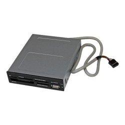 StarTech.com 3.5in Front Bay 22-in-1 USB 2.0 Internal Multi Media Memory Card Reader with Simultaneous Access - CF/SD/MMC/MS/xD