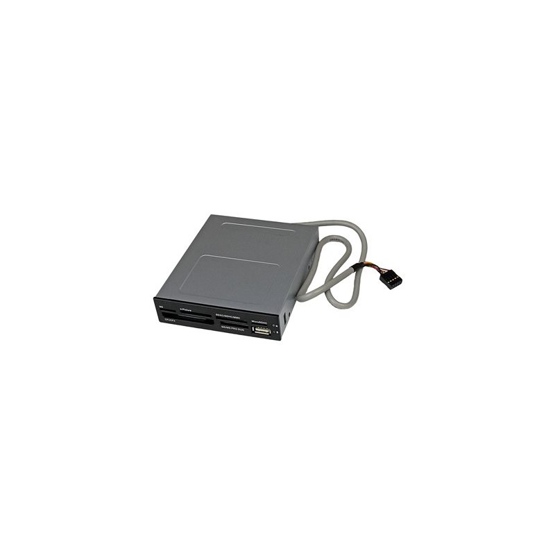 StarTech.com 3.5in Front Bay 22-in-1 USB 2.0 Internal Multi Media Memory Card Reader with Simultaneous Access - CF/SD/MMC/MS/xD